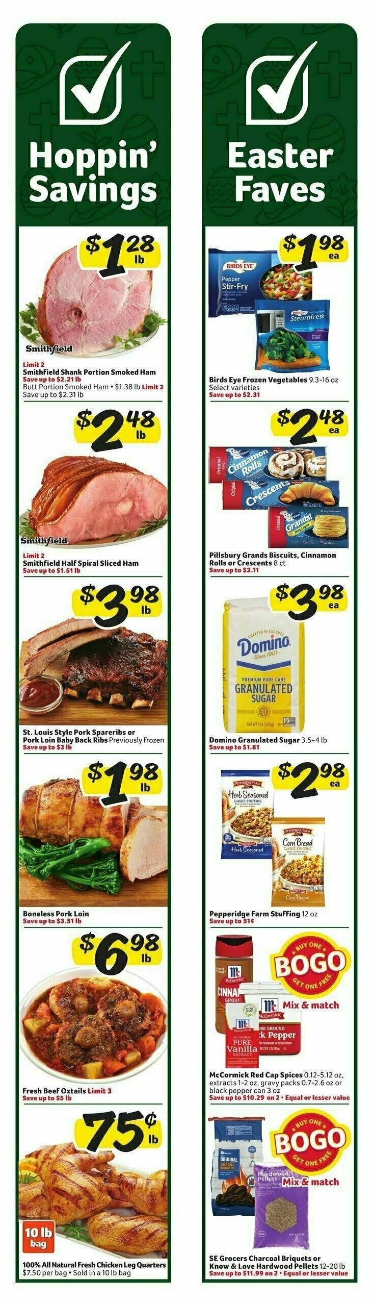 Harveys Supermarkets Weekly Ad from April 9