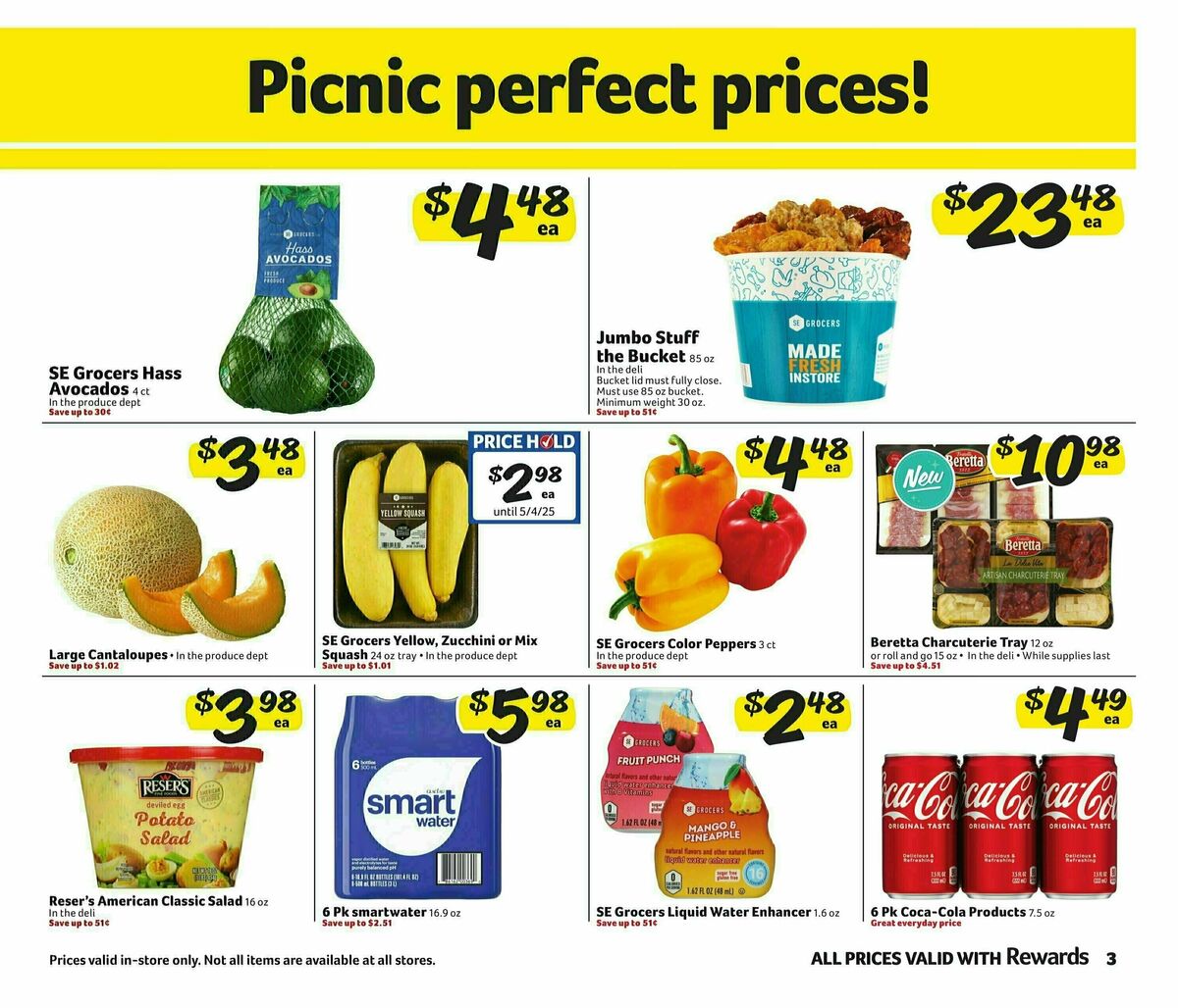 Harveys Supermarkets Weekly Ad from April 9