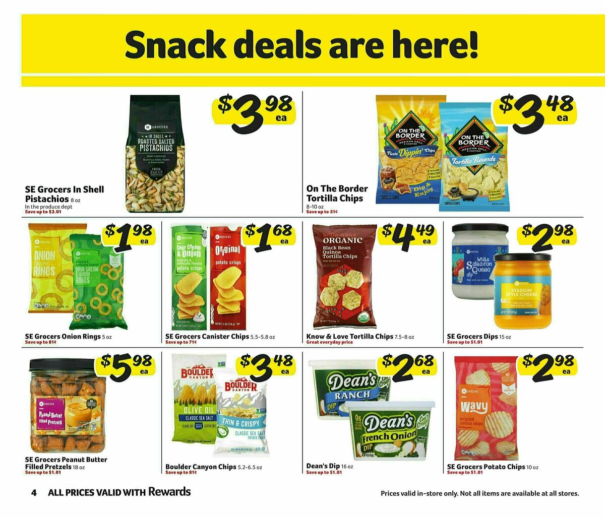 Harveys Supermarkets Weekly Ad from April 9