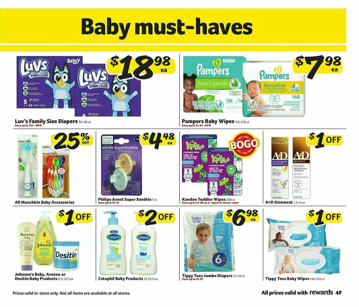 Harveys Supermarkets Weekly Ad from April 23