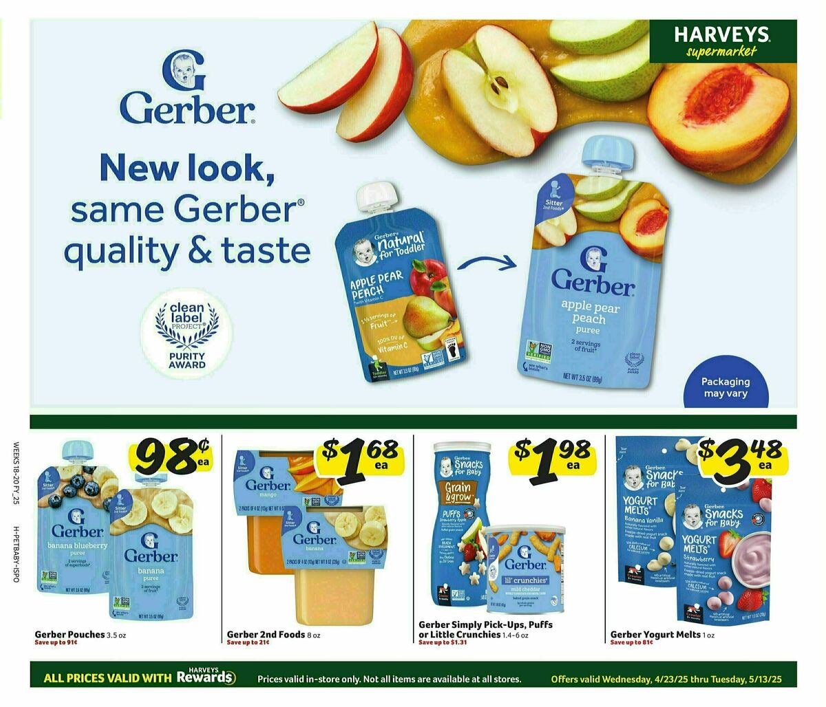 Harveys Supermarkets Weekly Ad from April 23