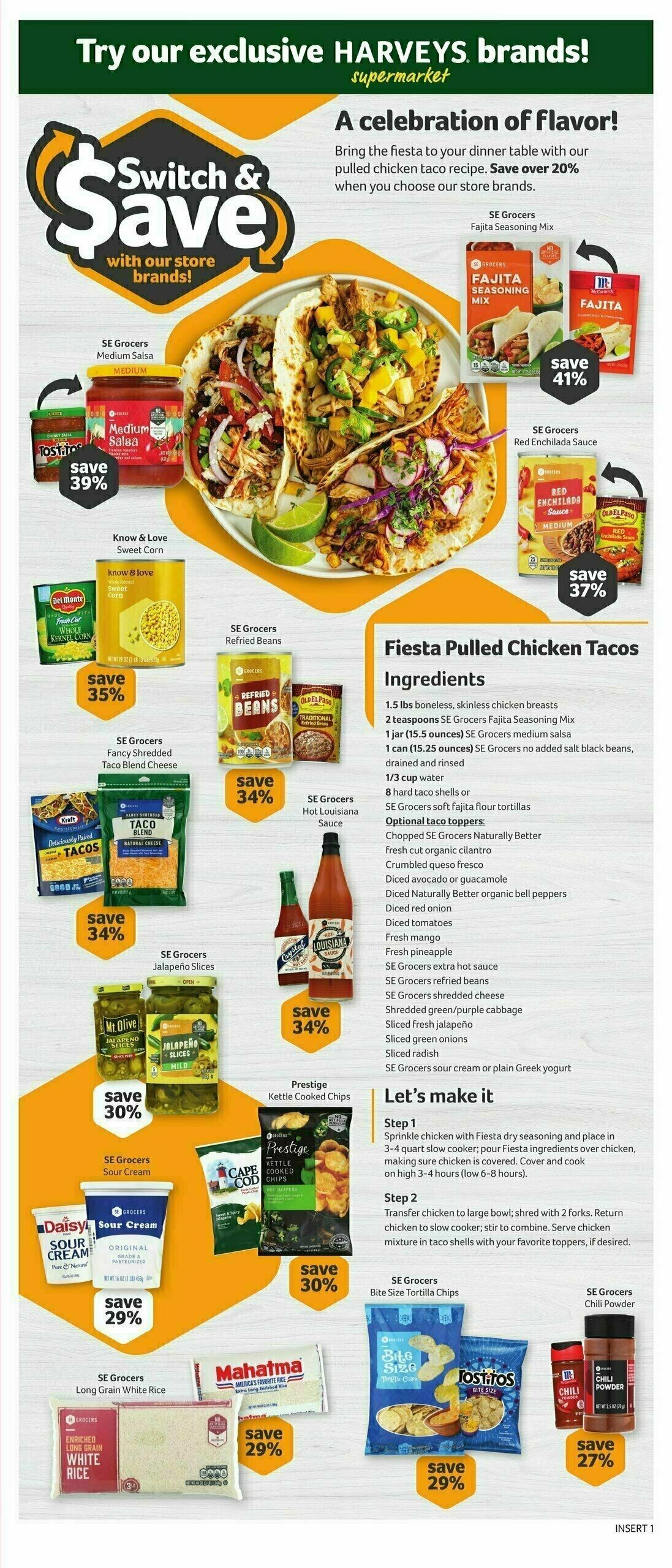 Harveys Supermarkets Weekly Ad from April 30