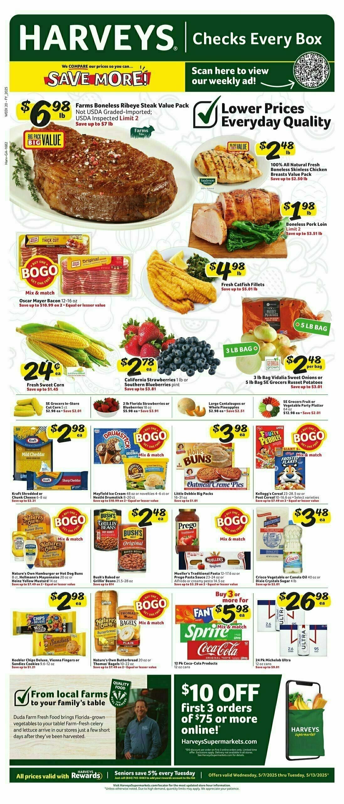 Harveys Supermarkets Weekly Ad from May 7