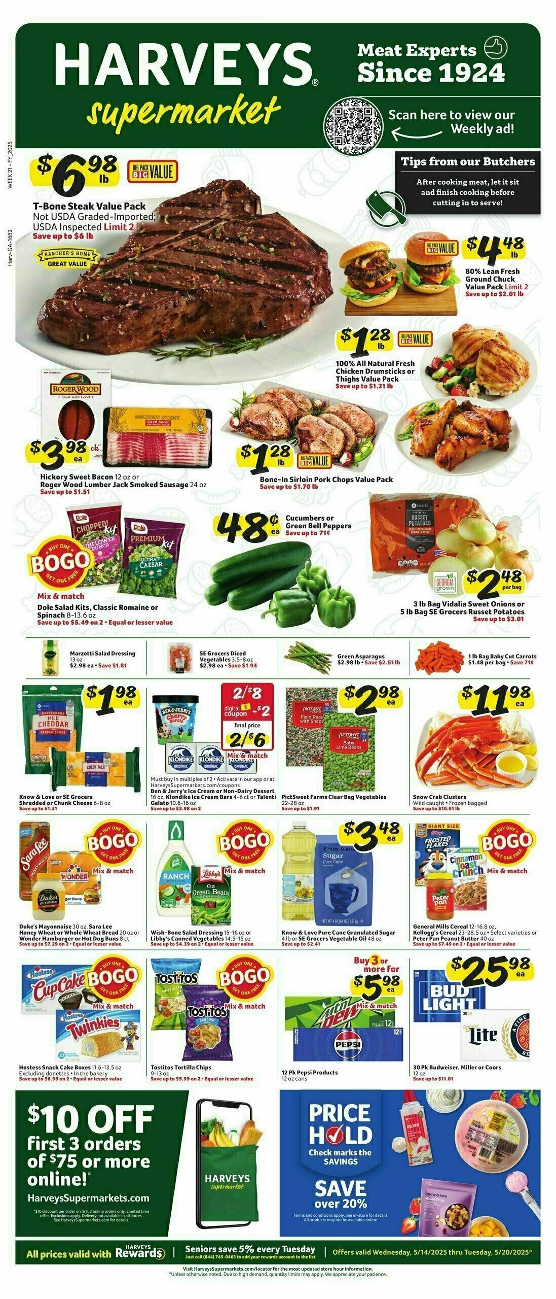 Harveys Supermarkets Weekly Ad from May 14