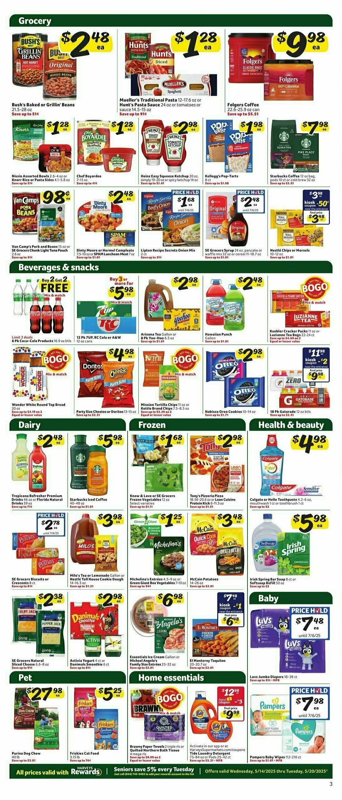 Harveys Supermarkets Weekly Ad from May 14
