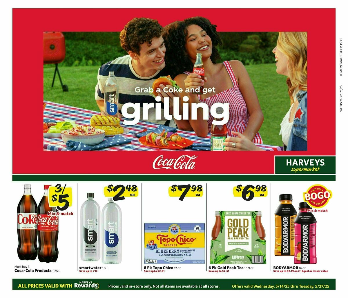 Harveys Supermarkets Weekly Ad from May 14