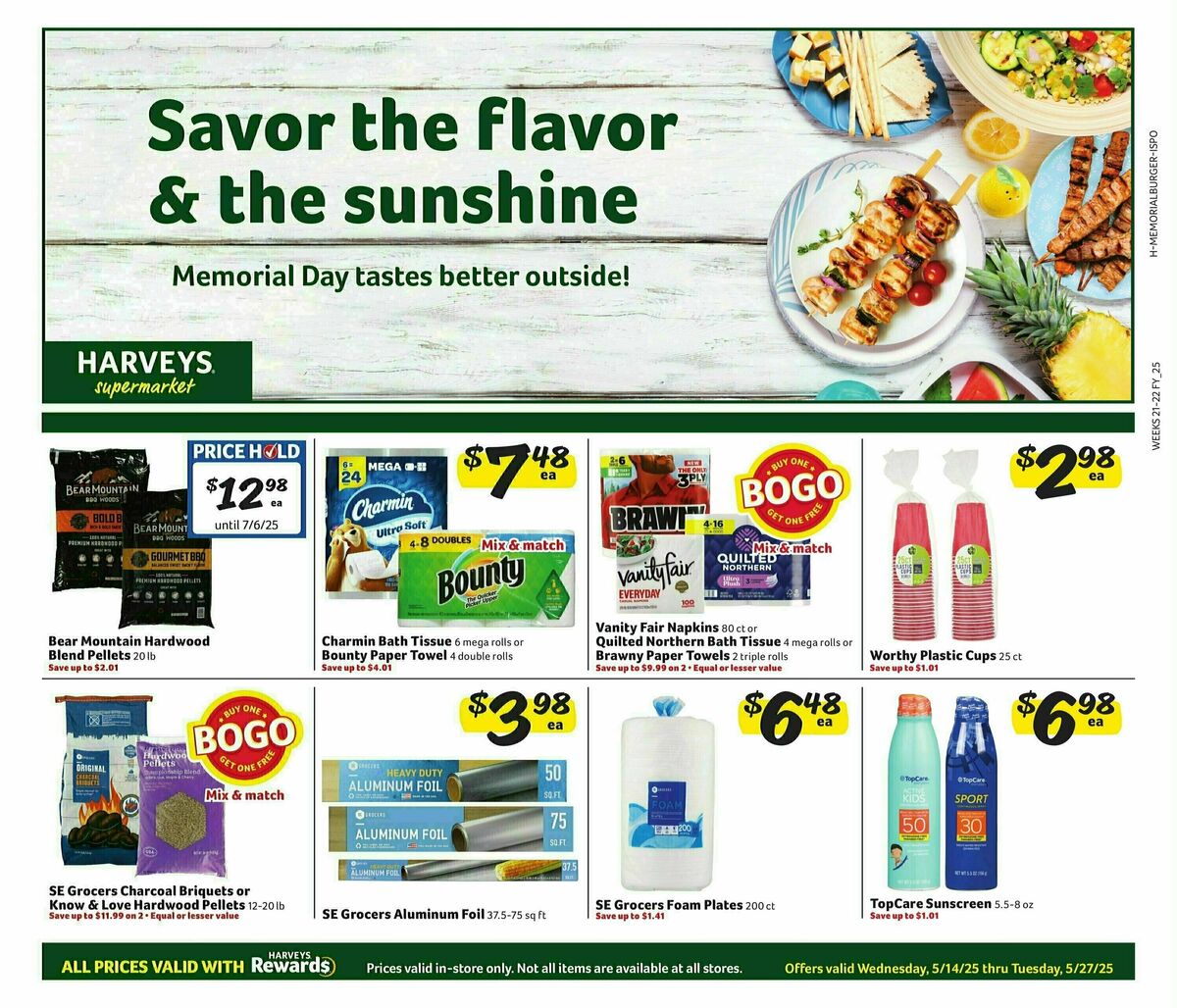 Harveys Supermarkets Weekly Ad from May 14