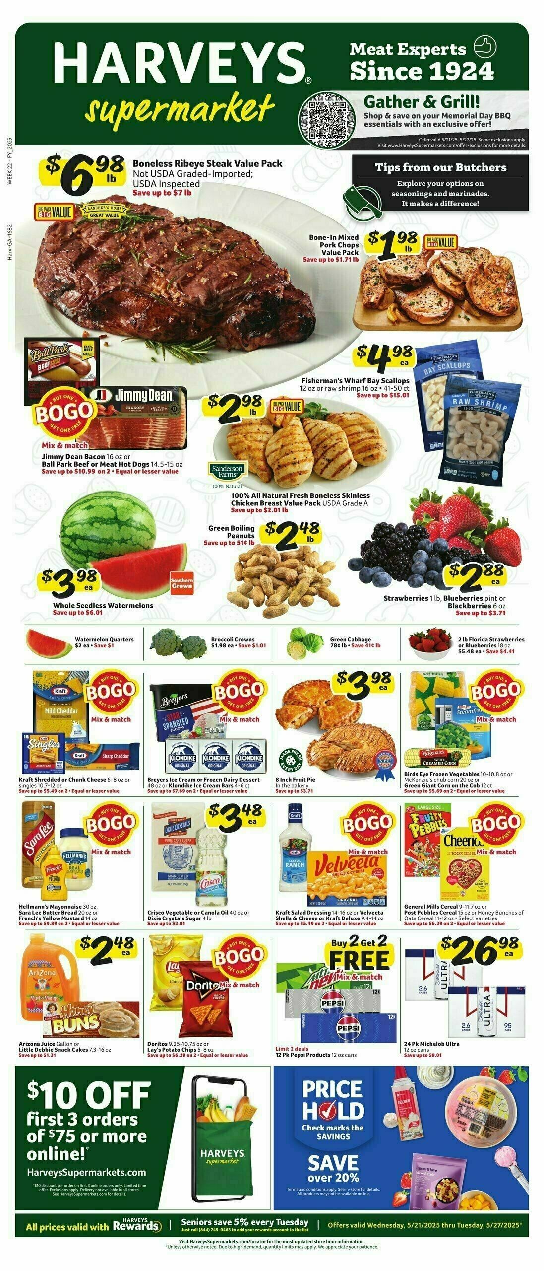Harveys Supermarkets Weekly Ad from May 21
