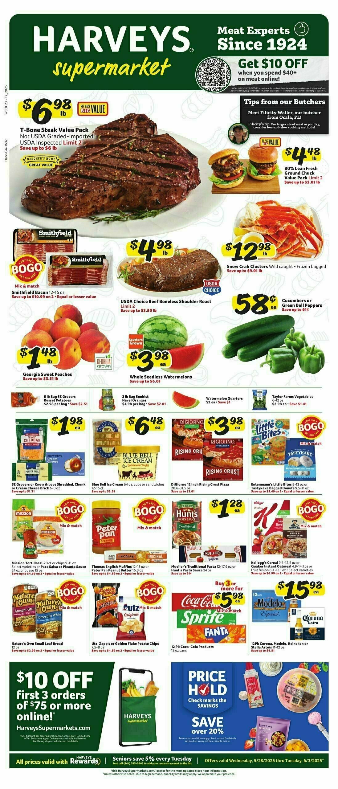 Harveys Supermarkets Weekly Ad from May 28