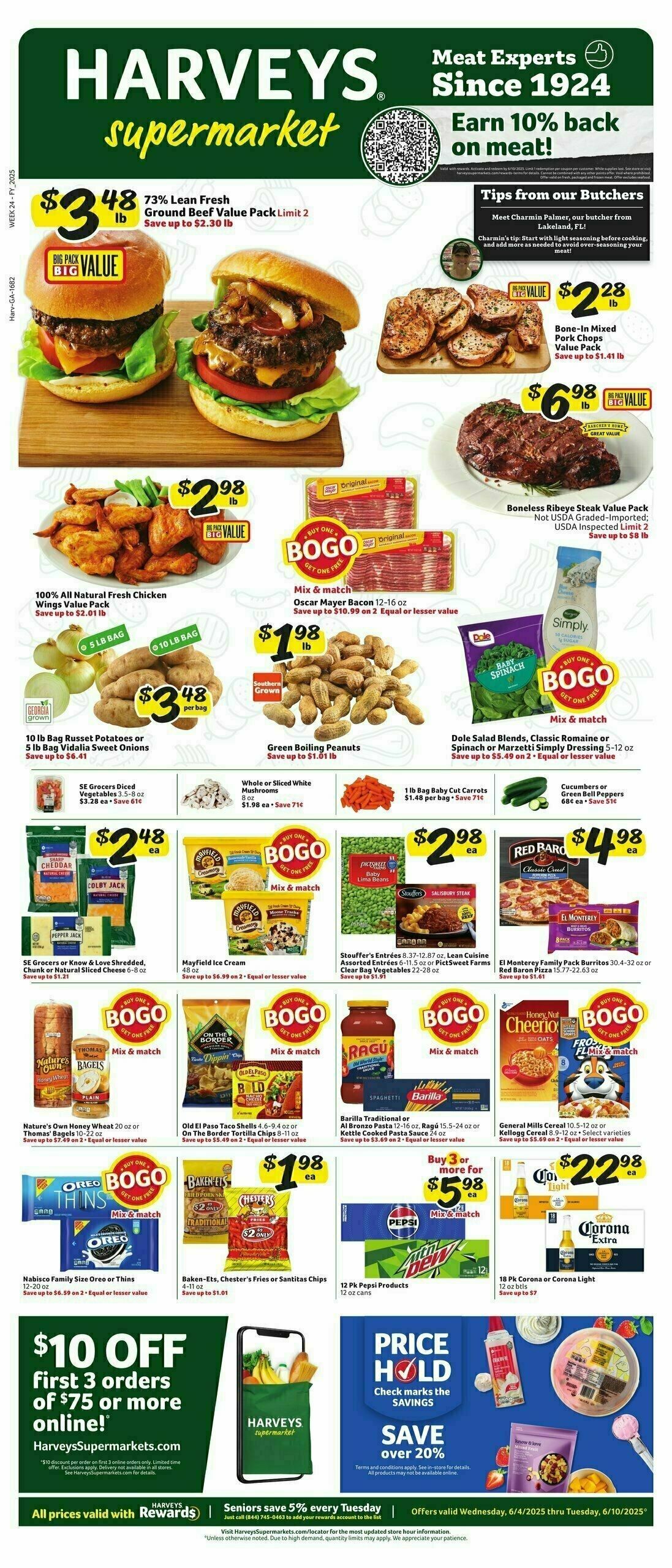 Harveys Supermarkets Weekly Ad from June 4