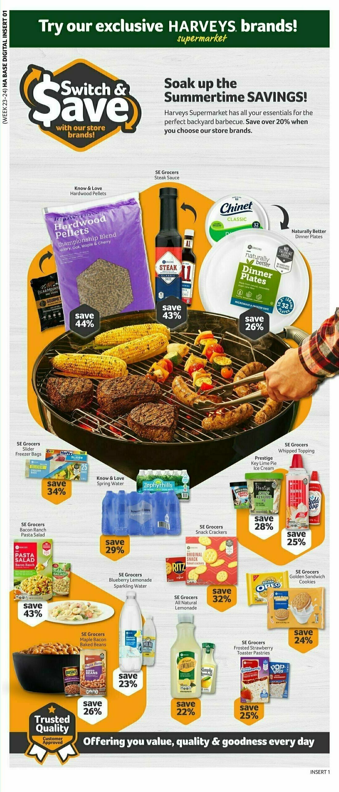 Harveys Supermarkets Weekly Ad from June 4