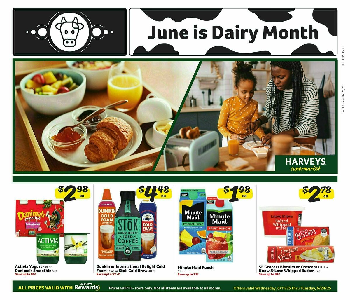 Harveys Supermarkets Weekly Ad from June 11