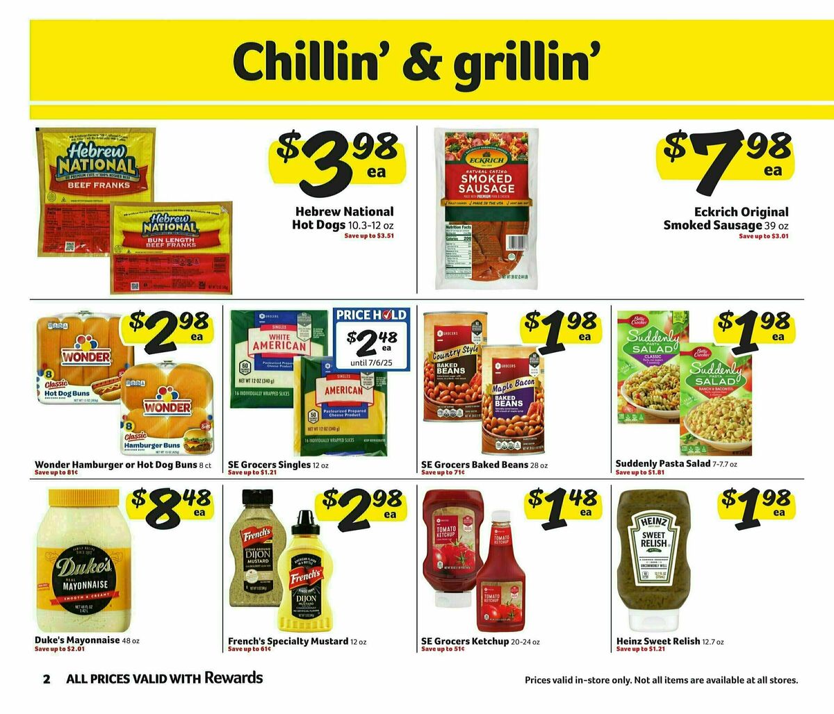Harveys Supermarkets Weekly Ad from June 25