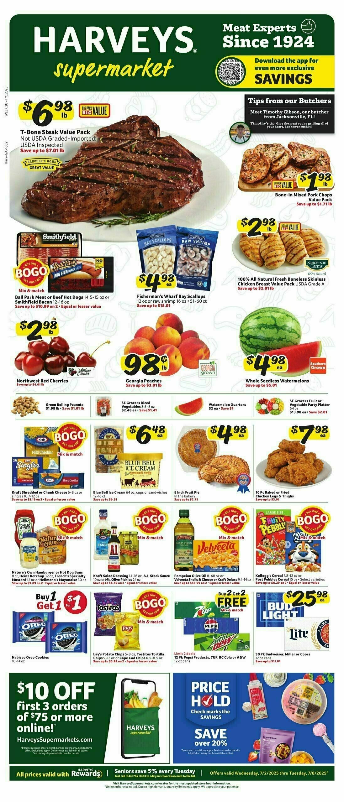 Harveys Supermarkets Weekly Ad from July 2