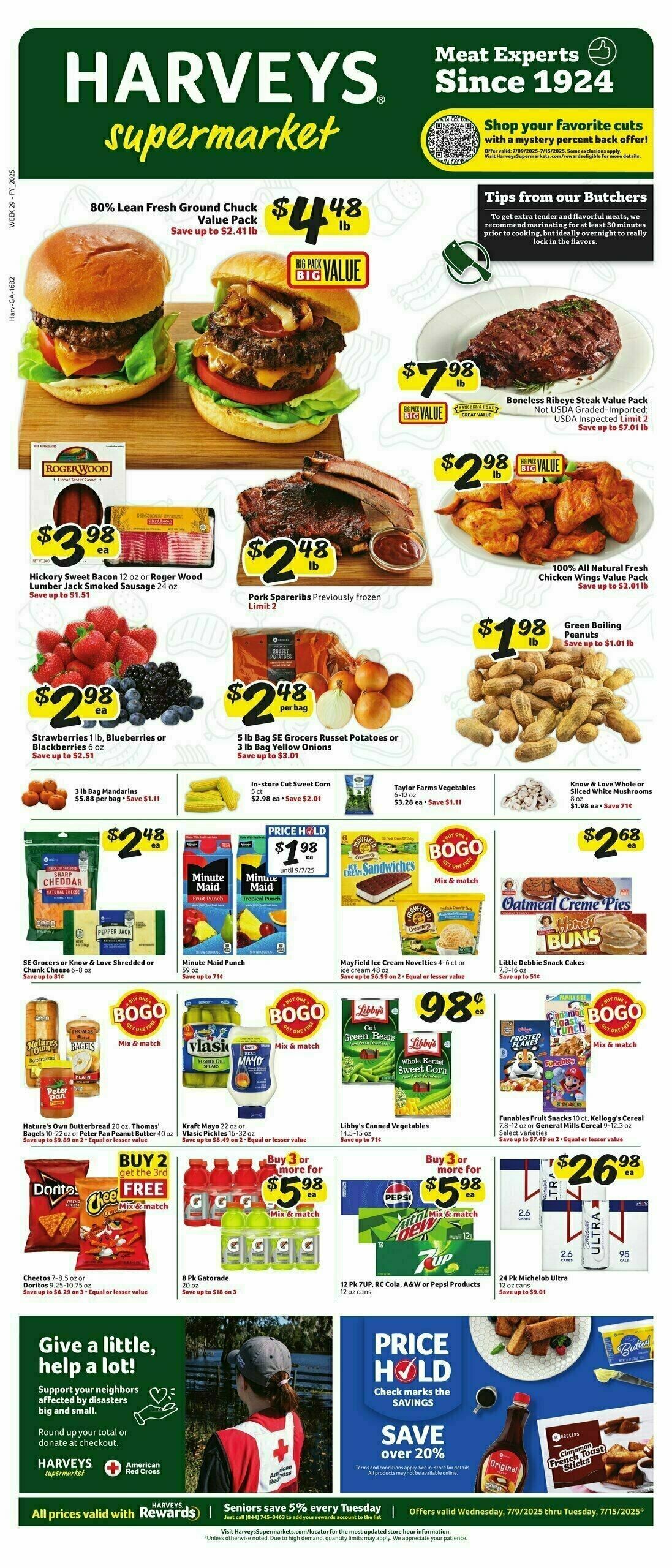 Harveys Supermarkets Weekly Ad from July 9