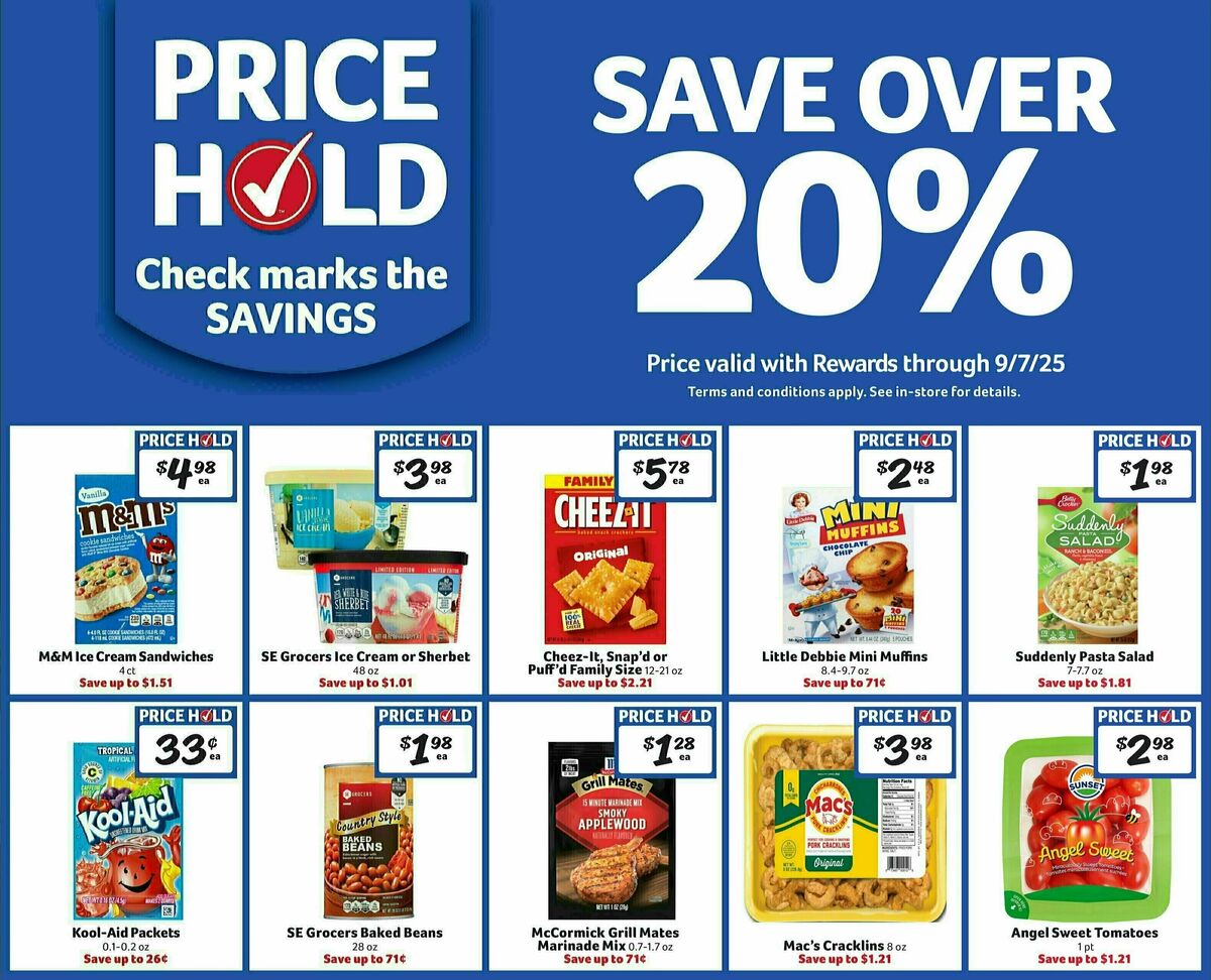 Harveys Supermarkets Weekly Ad from July 9
