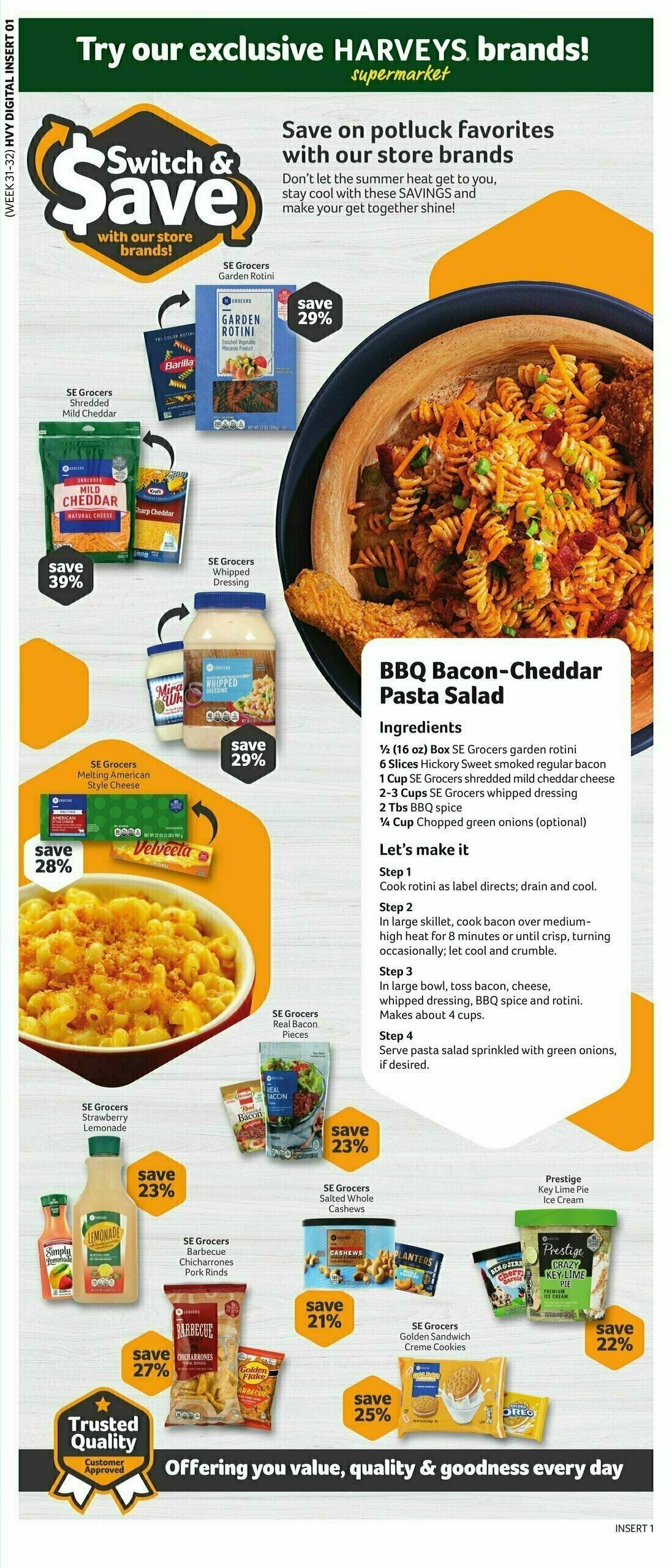 Harveys Supermarkets Weekly Ad from July 23