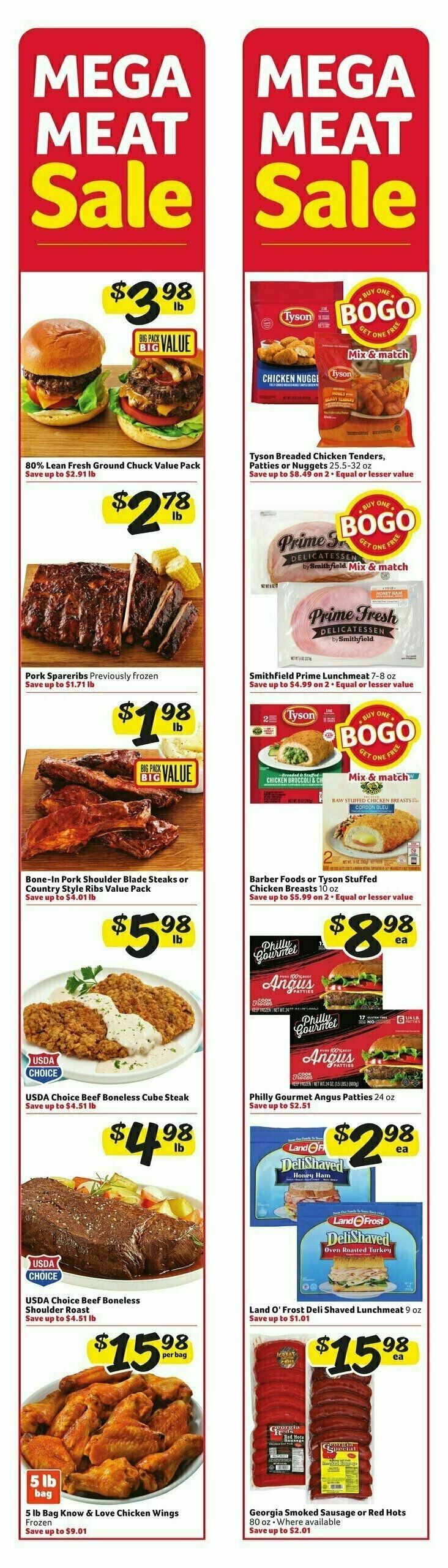 Harveys Supermarkets Weekly Ad from August 6