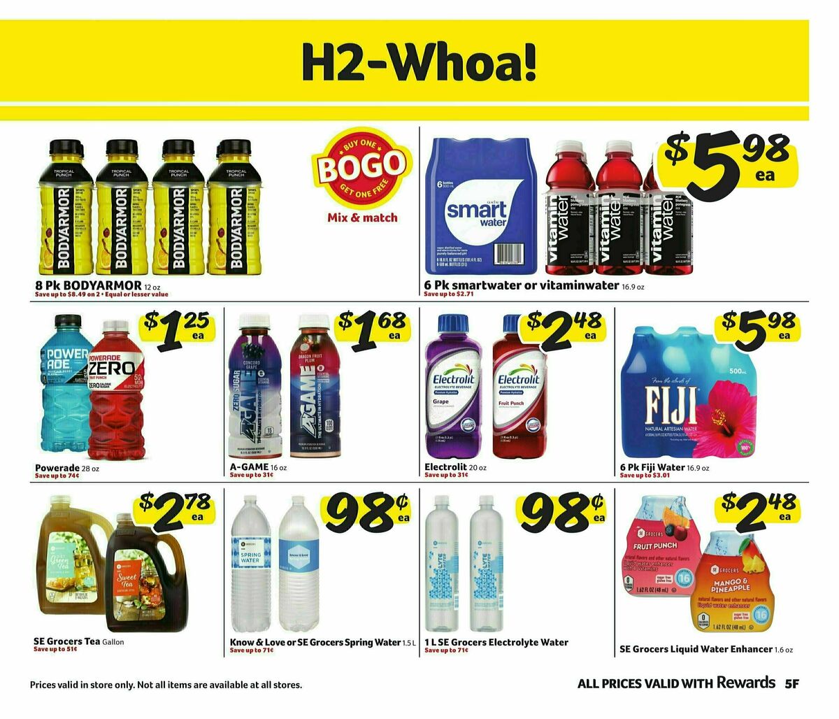 Harveys Supermarkets Weekly Ad from August 6