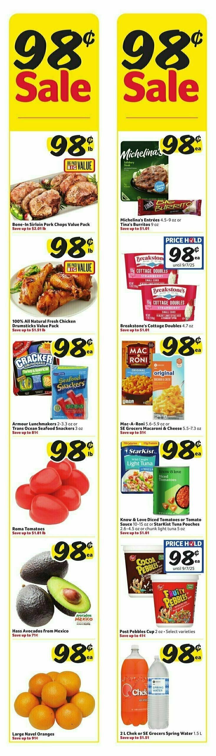 Harveys Supermarkets Weekly Ad from August 20