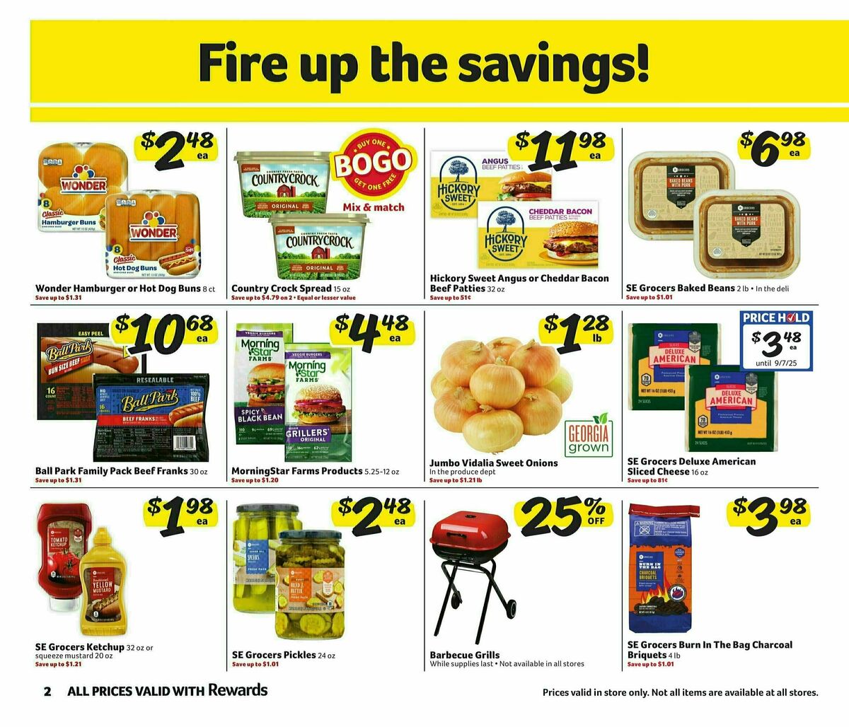 Harveys Supermarkets Weekly Ad from August 20