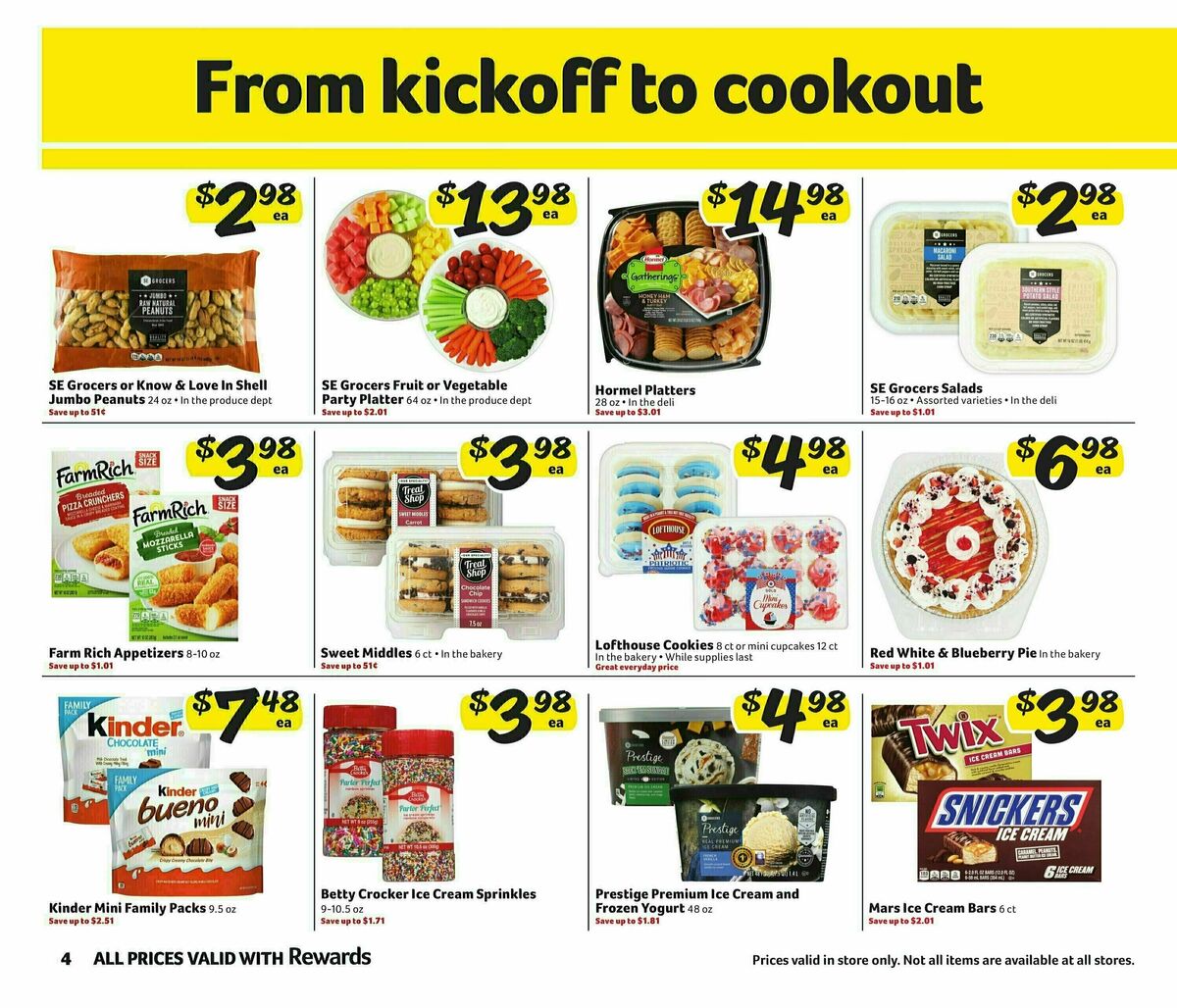 Harveys Supermarkets Weekly Ad from August 20