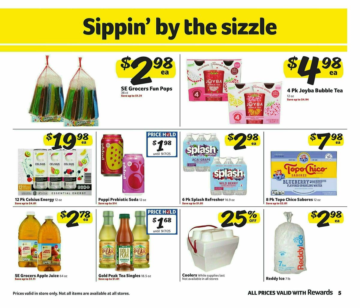 Harveys Supermarkets Weekly Ad from August 20