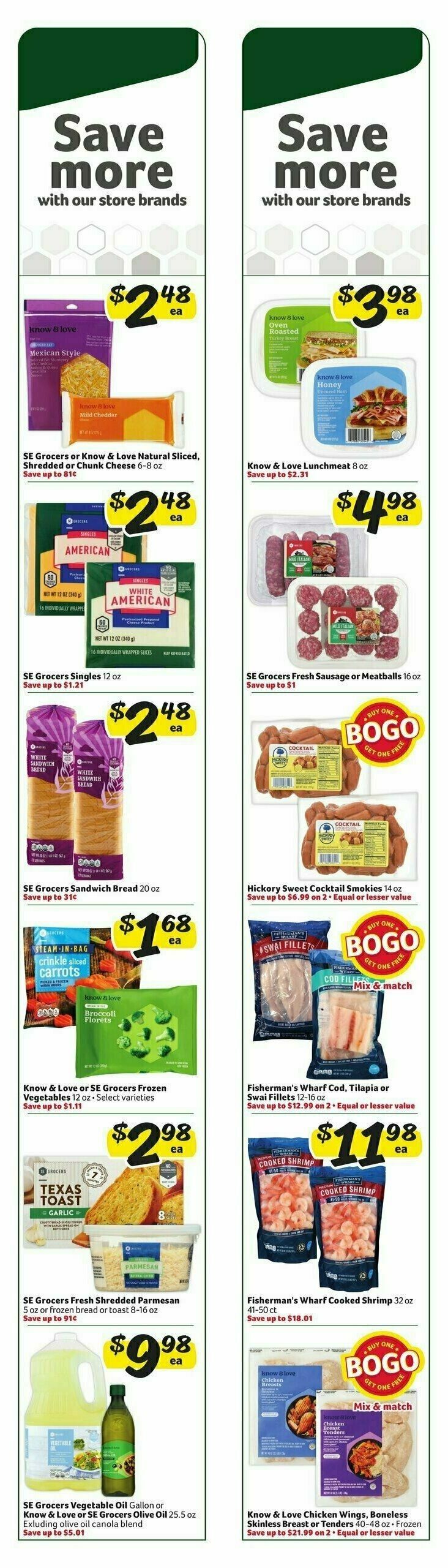 Harveys Supermarkets Weekly Ad from September 3