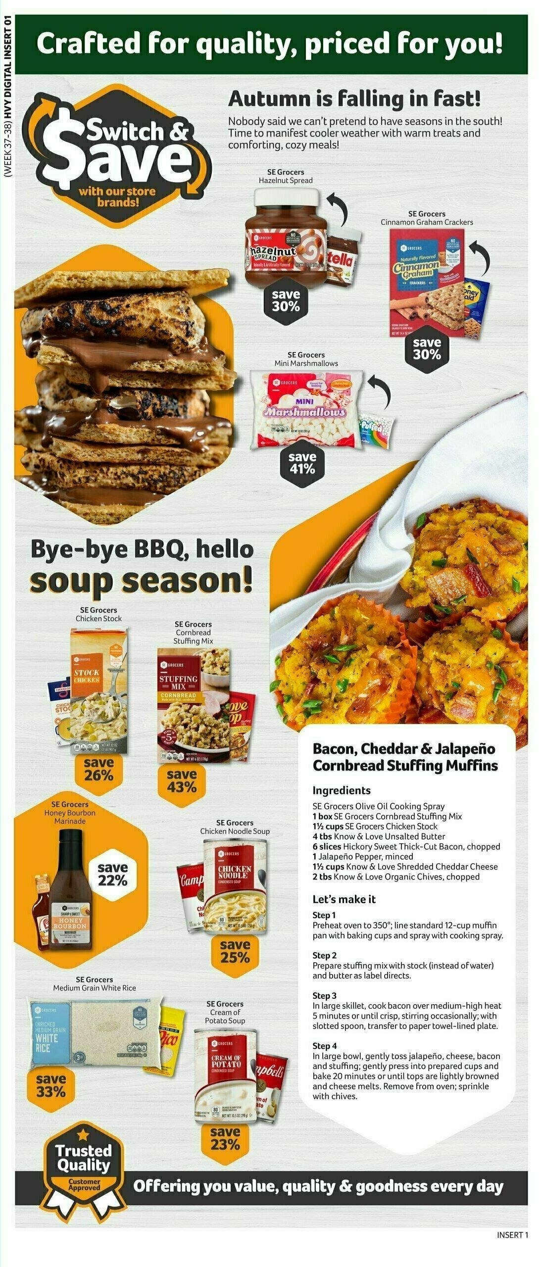 Harveys Supermarkets Weekly Ad from September 3