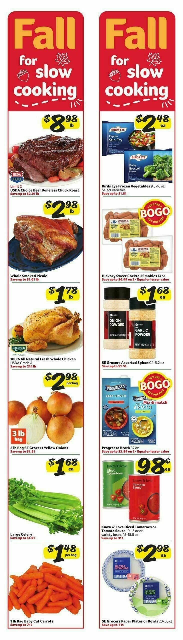 Harveys Supermarkets Weekly Ad from October 1