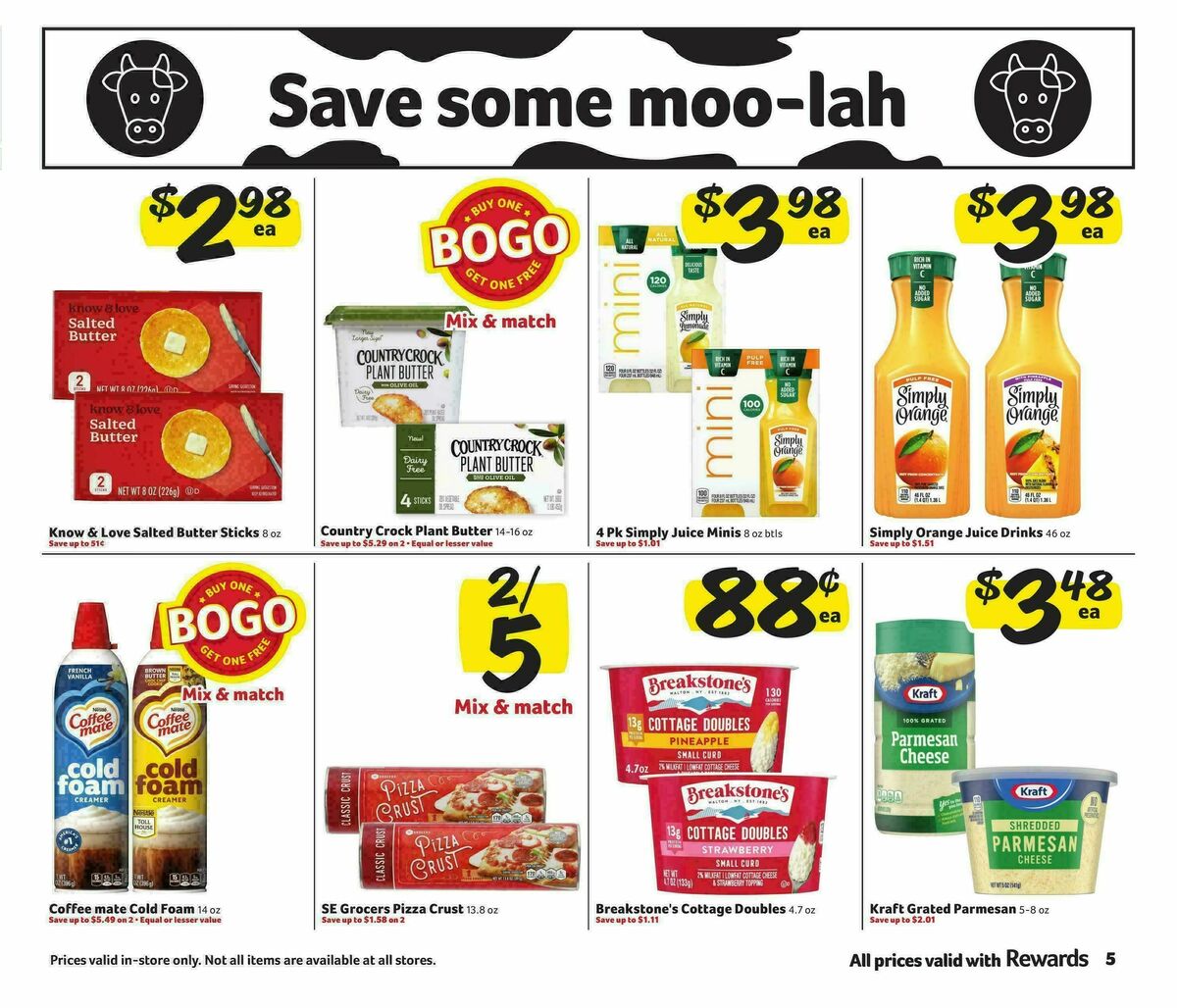 Harveys Supermarkets Weekly Ad from October 1