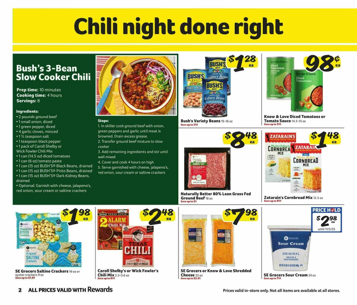 Harveys Supermarkets Weekly Ad from October 15