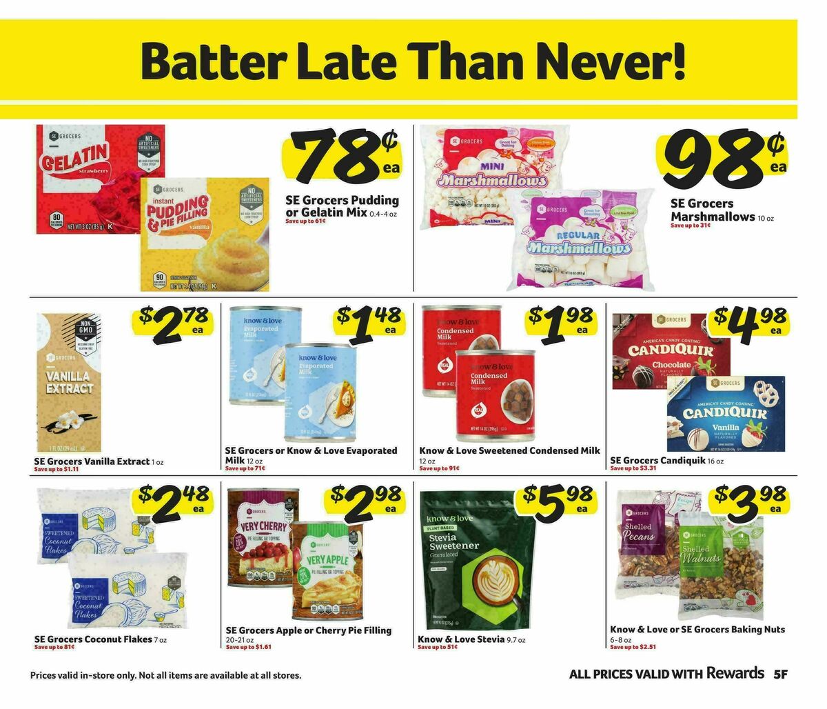 Harveys Supermarkets Weekly Ad from October 15