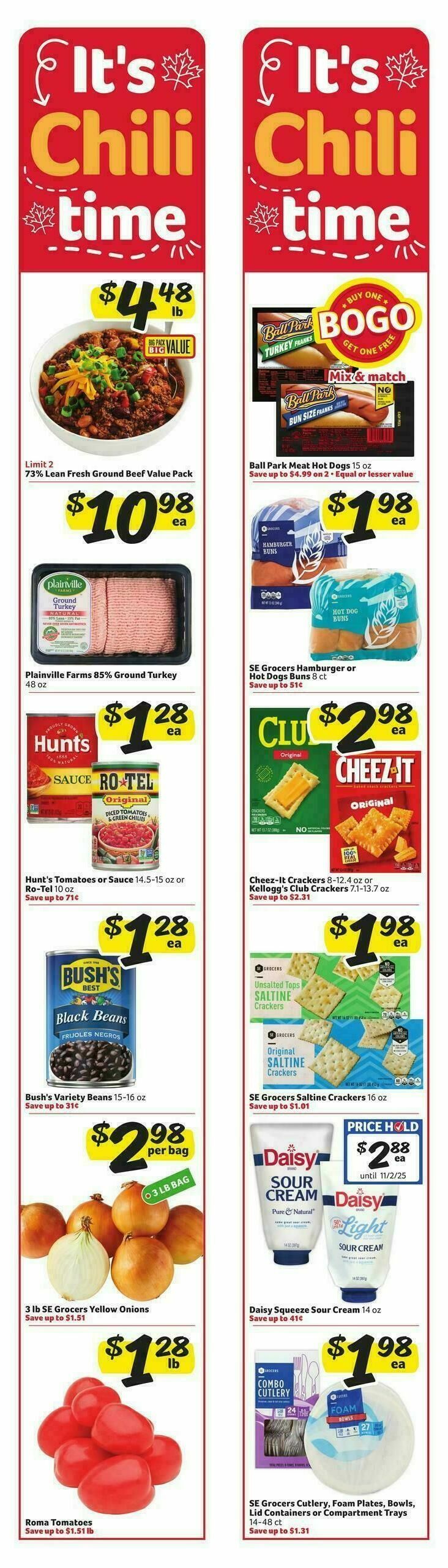 Harveys Supermarkets Weekly Ad from October 22