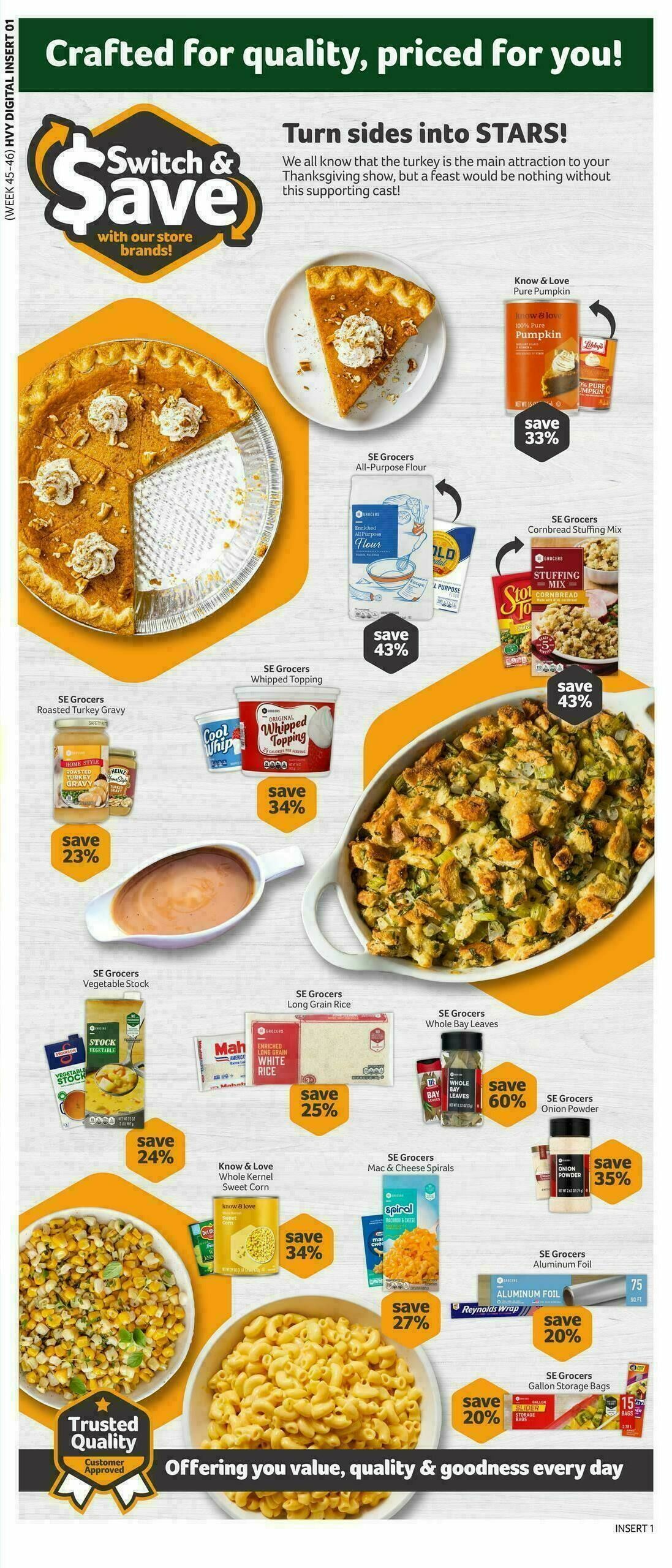 Harveys Supermarkets Weekly Ad from October 29