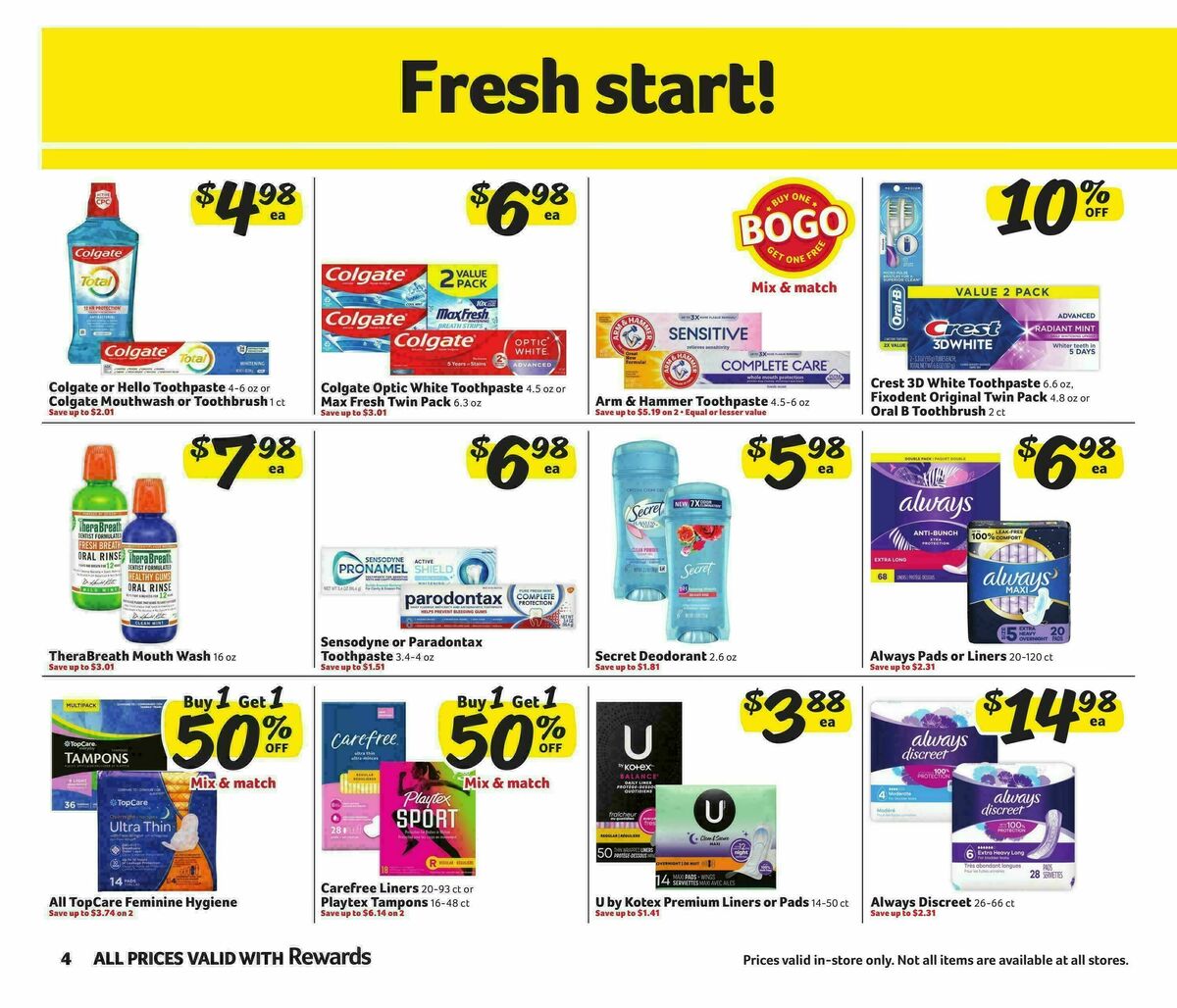 Harveys Supermarkets Weekly Ad from October 29