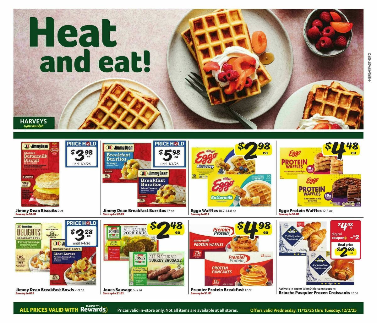 Harveys Supermarkets Weekly Ad from November 12