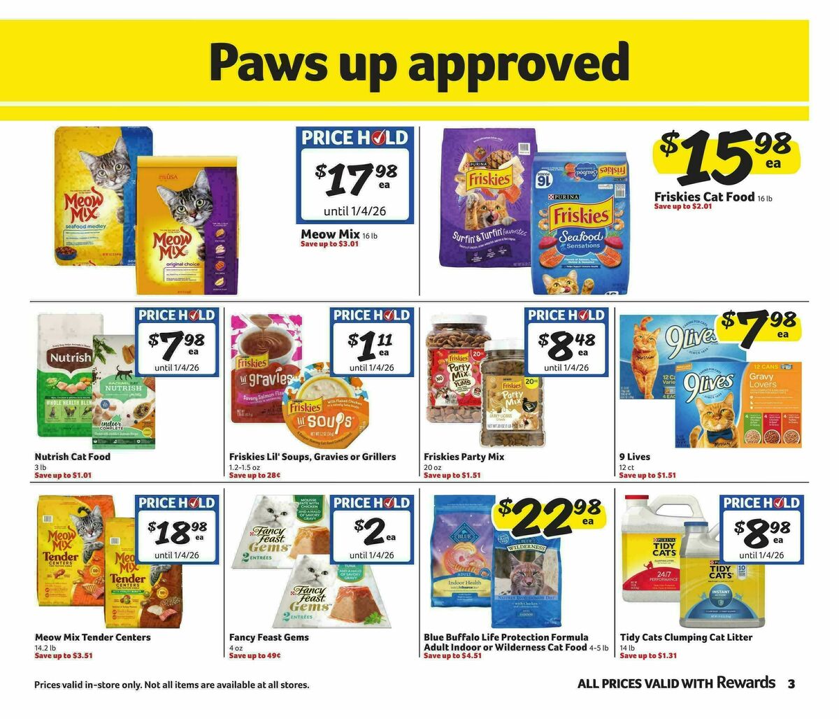 Harveys Supermarkets Weekly Ad from November 28
