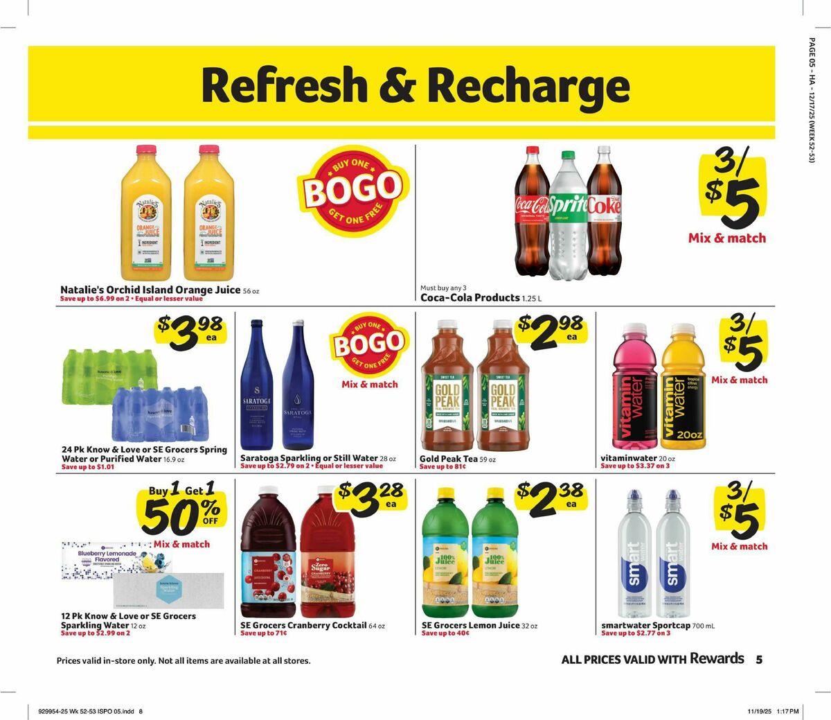 Harveys Supermarkets Weekly Ad from December 17