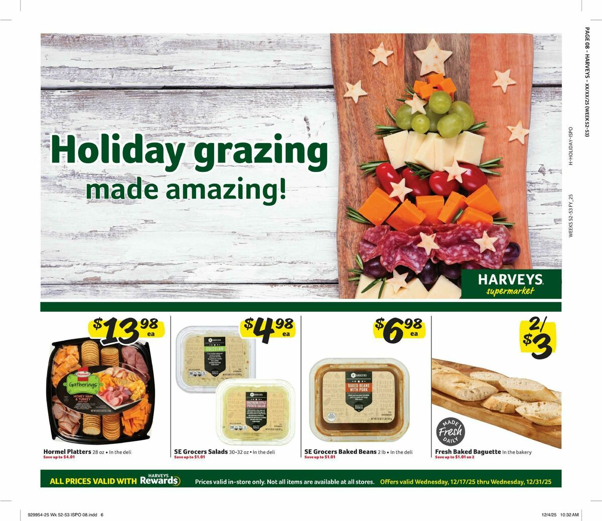Harveys Supermarkets Weekly Ad from December 17