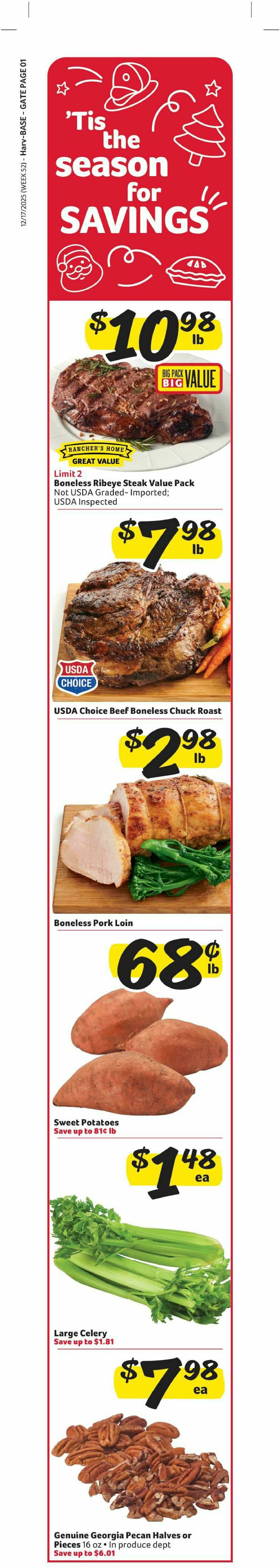 Harveys Supermarkets Weekly Ad from December 17