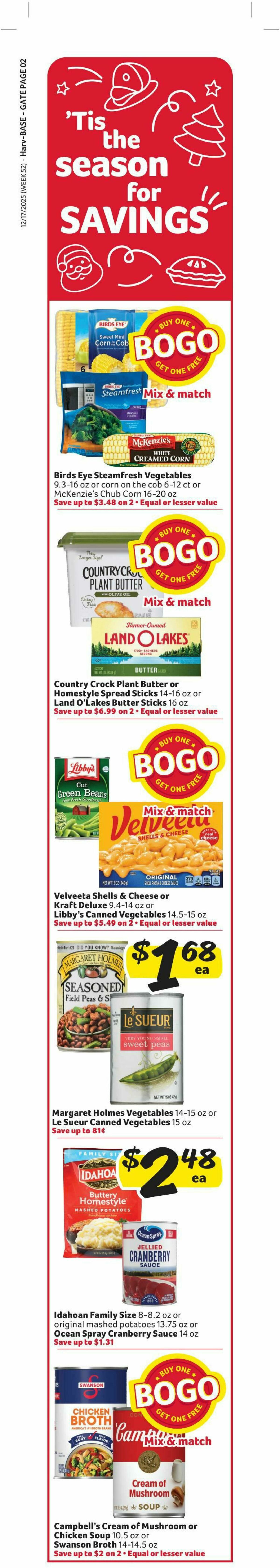 Harveys Supermarkets Weekly Ad from December 17