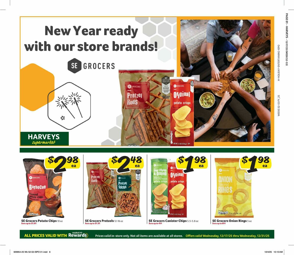 Harveys Supermarkets Weekly Ad from December 17