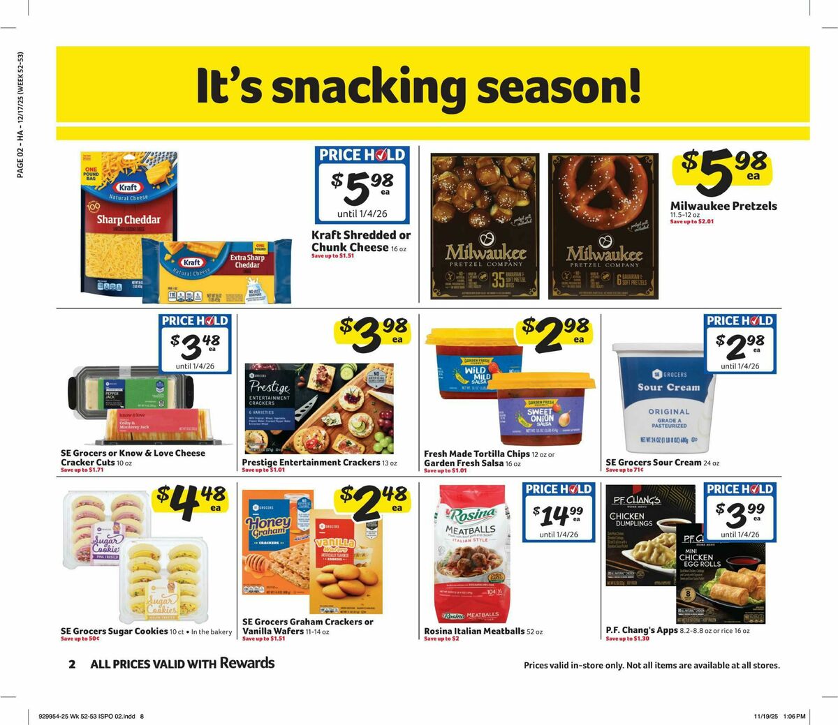 Harveys Supermarkets Weekly Ad from December 17