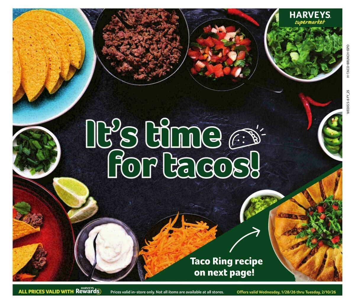 Harveys Supermarkets Weekly Ad from January 28