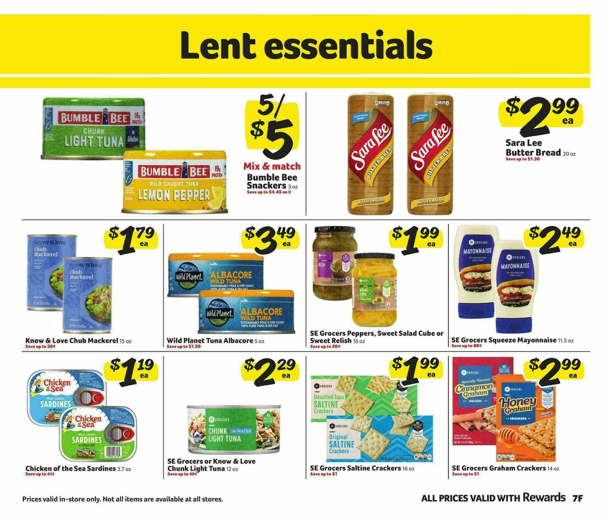 Harveys Supermarkets Weekly Ad from February 11