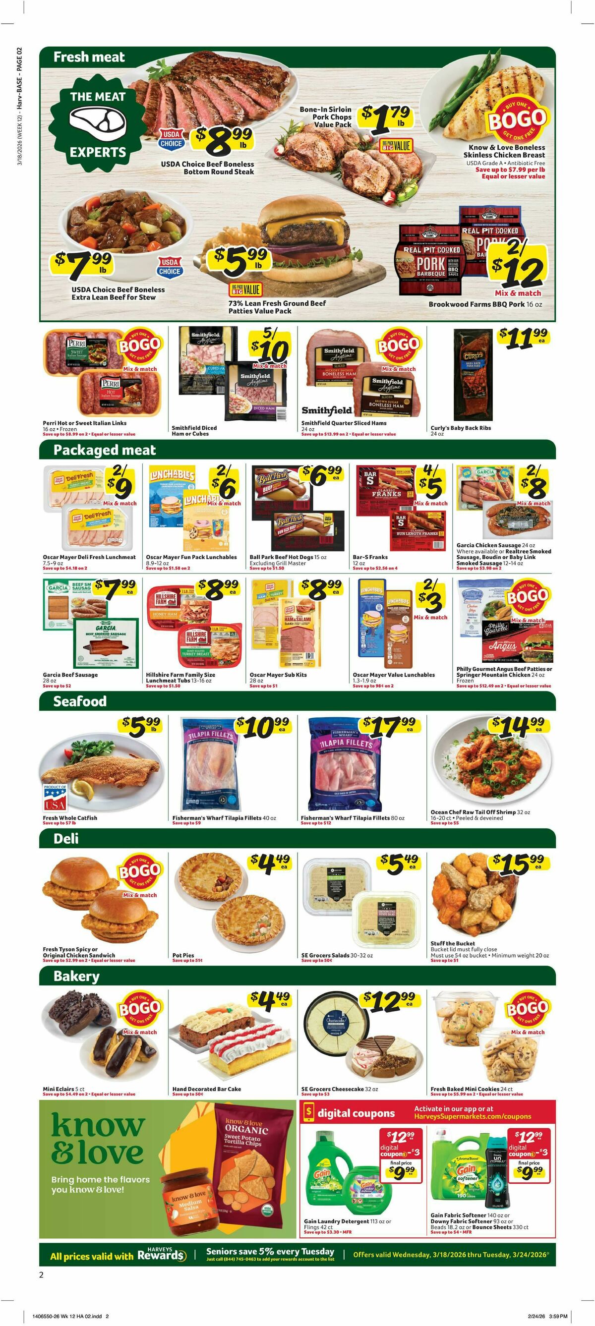 Harveys Supermarkets Weekly Ad from March 18