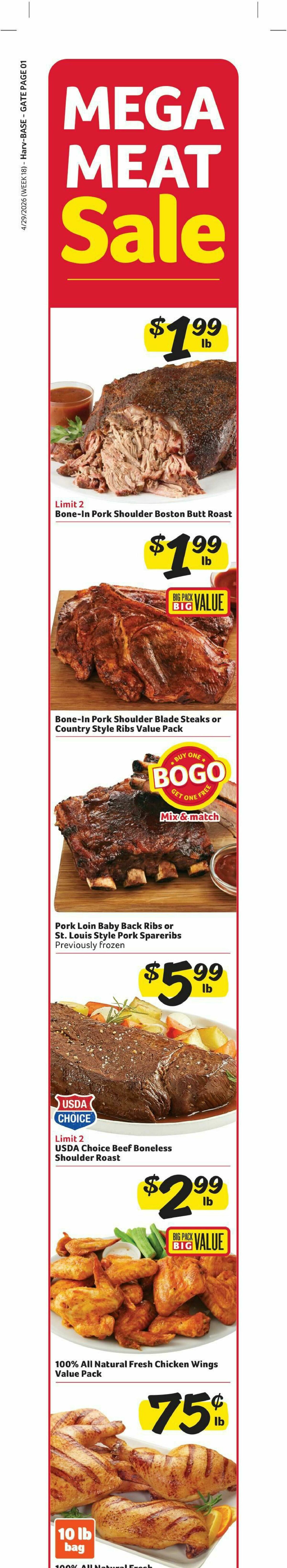 Harveys Supermarkets Weekly Ad from April 29