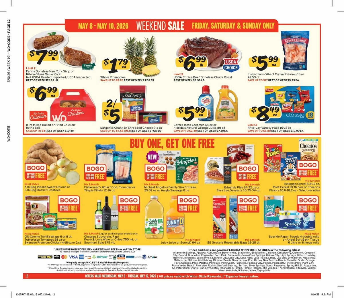Harveys Supermarkets Weekly Ad from May 6