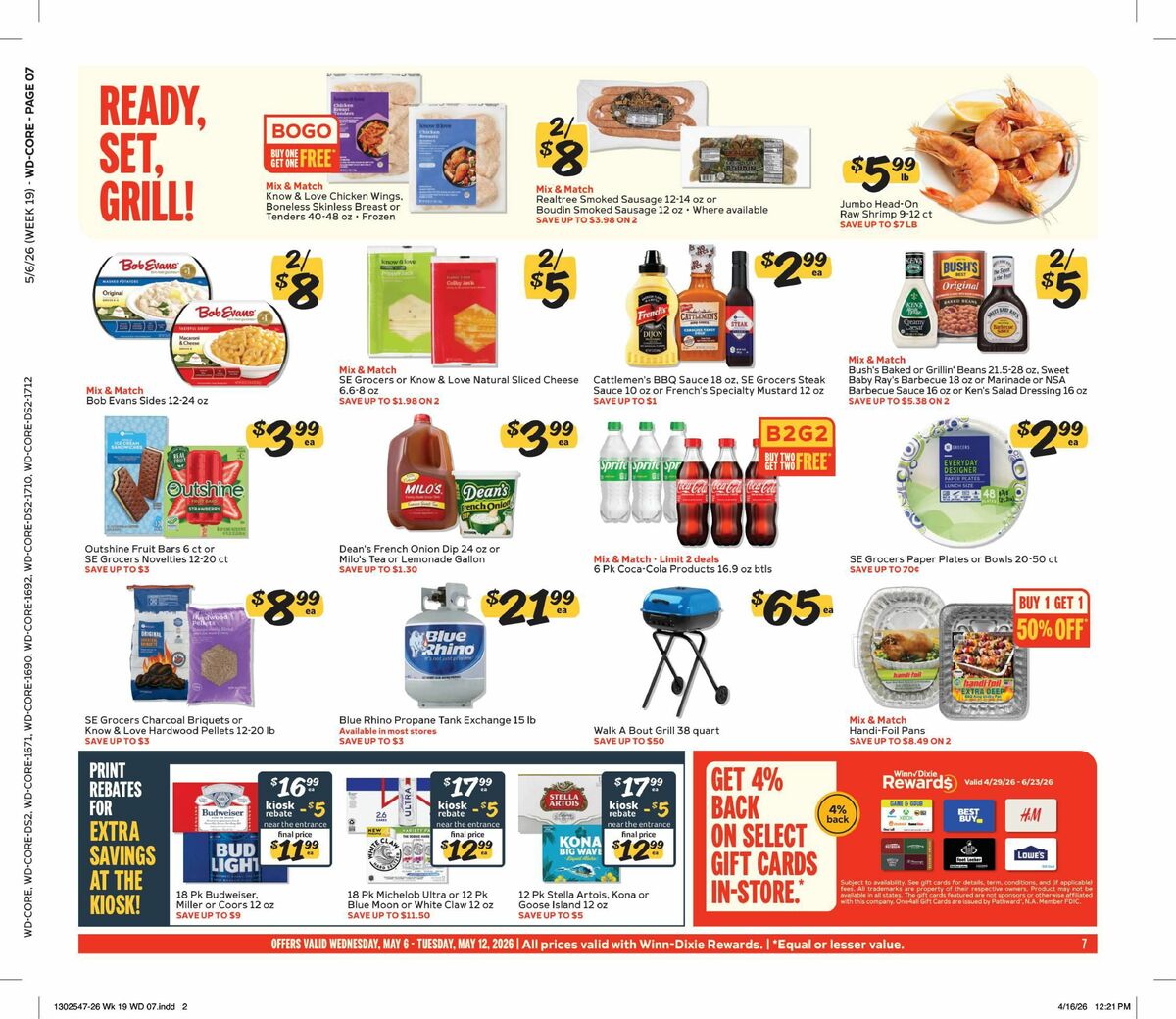 Harveys Supermarkets Weekly Ad from May 6
